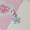 O1CN0180kXq71pNRCb1B0Ff_!!2219560055348-0-cib Translucent Jelly‑Style Cherry Blossom Keychain, Flower Bag Charm