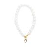 O1CN01Hi5e0Q1QKMCWOg3JV_!!2216849181957-0-cib White Beaded Pearl Connector Strap, Hand‑made Decorative Charm Chain