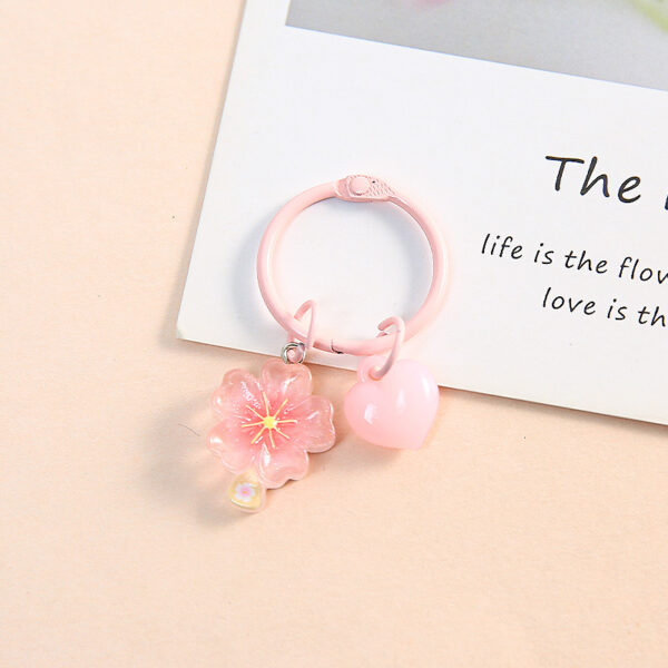 Sweet Ice‑Cream & Fruit Resin Key Ring, Decorative Handbag Accessory Charm